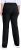 Ulla Popken Bengaline Elastic Waist Thermal Pants Black - Traperice & Hlače u Velikim Veličinama – Plus Size - 