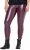 Ulla Popken Metallic Faux Leather Leggings Plum - Traperice & Hlače u Velikim Veličinama – Plus Size - 