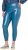 Ulla Popken Metallic Faux Leather Leggings Teal - Traperice & Hlače u Velikim Veličinama – Plus Size - 