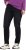 Ulla Popken Rhinestone Detail Stretch Fit Jeans Black - Traperice & Hlače u Velikim Veličinama – Plus Size - 