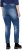 Ulla Popken Rhinestone Detail Stretch Fit Jeans Denim Blue - Traperice & Hlače u Velikim Veličinama – Plus Size - 