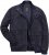 JP1880 Soft Goatskin Suede Leather Jacket Navy - Kožne jakne - Kožne jakne u velikim veličinama