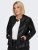 Only Carmakoma Robber Leather Jacket Black - Kožne jakne - 
