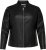 Only Carmakoma Robber Leather Jacket Black - Kožne jakne - 