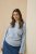 Kaffe Curve Jina Knit Pullover Powder Blue Melange - Pleteni puloveri - 