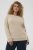 Kaffe Curve Jina Knit Pullover Feather Grey Melange - Pleteni puloveri - 
