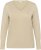 Kaffe Curve Lizzy Long Sleeve Pullover Feather Grey Melange - Pleteni puloveri - 