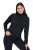 Ulla Popken Basic Long Sleeve Slim Fit Turtleneck Black - Puloveri & dukserice - Udobne dukserice, hoodice i pletenina