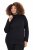 Ulla Popken Basic Long Sleeve Slim Fit Turtleneck Black - Puloveri & dukserice - Udobne dukserice, hoodice i pletenina