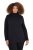 Ulla Popken Basic Long Sleeve Slim Fit Turtleneck Black - Puloveri & dukserice - Udobne dukserice, hoodice i pletenina