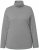 Ulla Popken Basic Long Sleeve Slim Fit Turtleneck Light Grey Melange - Puloveri & dukserice - 