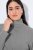 Ulla Popken Basic Long Sleeve Slim Fit Turtleneck Light Grey Melange - Puloveri & dukserice - Udobne dukserice, hoodice i pletenina
