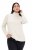 Ulla Popken Basic Long Sleeve Slim Fit Turtleneck Natural - Puloveri & dukserice - Udobne dukserice, hoodice i pletenina