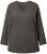 Ulla Popken Back To Basics V-Neck Relaxed Fit Cotton Tee Graphite Grey - Majice - 