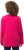Ulla Popken Back To Basics V-Neck Relaxed Fit Cotton Tee Magenta Pink - Majice - 