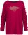 Ulla Popken Rhinestone Accent Statement Cutout Sleeve Stretch Knit Top Wine Red - Tiskana majica za žene - 