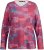 Ulla Popken Graphic Print Recycled Polyester Quick Dry Stretch Top Salsa Red - Tiskana majica za žene - 