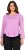 Ulla Popken Layered Look Memories Embroidered Long Sleeve Tee Amethyst - Tiskana majica za žene - 