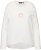 Ulla Popken Star Long Sleeve Graphic Tee Off-White - Tiskana majica za žene - 