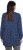 Ulla Popken Pleated Confetti Print Long Sleeve Tee Ink Blue - Tiskana majica za žene - 