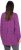 Ulla Popken Pleated Confetti Print Long Sleeve Tee Light Plum - Tiskana majica za žene - 