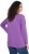 Ulla Popken Dream Rhinestone Lettering Long Sleeve Tee Light Plum - Tiskana majica za žene - 