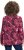 Ulla Popken Abstract Print Long Sleeve Tee Dark Ruby - Tiskana majica za žene - 