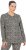 Ulla Popken Leopard Print Long Sleeve Ski Tee Black - Tiskana majica za žene - 