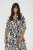Kaffe Curve Alia Shirt Dress Black Chalk Animal - Midi haljine - 