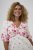 Kaffe Curve Rosa Midi Dress White Rose Border Flower - Haljine - 