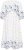 Kaffe Curve Rosa Midi Dress Blue Tones Border Flower - Haljine - 