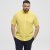 North Latitude Shirt Linen Cotton Short Sleeve Yellow - Košulje - Muške Košulje Veliki Brojevi