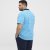 North Latitude Polo Pique Printed Turquoise - Polo majice - Muške Polo Majice Veliki Brojevi