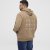 North Latitude Hoodie with Zipper Dark Sand TALL - TALL puloveri - 