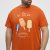 North Latitude T-Shirt Ice Cream Orange - Majice Kratkih Rukava - Muške Majice Kratkih Rukava Veliki Brojevi 