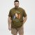 North Latitude T-Shirt Ice Cream Green - Majice Kratkih Rukava - Muške Majice Kratkih Rukava Veliki Brojevi 