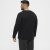 North Latitude T-Shirt Long Sleeve Black - Majice Kratkih Rukava - Muške Majice Kratkih Rukava Veliki Brojevi 
