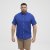 North Latitude Shirt Short Sleeve TALL Blue - MUŠKA ODJEĆA MT-6XLT - Odjeća za Visoke Muškarce