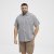 North Latitude Shirt Short Sleeve Checked Grey - Košulje - Muške Košulje Veliki Brojevi