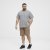 North Latitude Shirt Short Sleeve Checked Grey - Košulje - Muške Košulje Veliki Brojevi