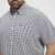 North Latitude Shirt Short Sleeve Checked Grey - Košulje - Muške Košulje Veliki Brojevi