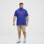 North Latitude Polo Pique Print Short Sleeve Cobalt Blue - Polo majice - Muške Polo Majice Veliki Brojevi