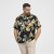 North Latitude Shirt Short Sleeve Printed Allover Black - Košulje - Muške Košulje Veliki Brojevi