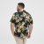North Latitude Shirt Short Sleeve Printed Allover Black - Košulje - Muške Košulje Veliki Brojevi