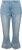 Ulla Popken Cropped Flared Eyelet Jeans Light Blue - Traperice & Hlače u Velikim Veličinama – Plus Size - 