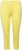Ulla Popken Basic Stretch Knit Capris Yellow - Traperice & Hlače u Velikim Veličinama – Plus Size - 