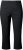 Ulla Popken Stretch Basic Bengaline Capri Pants Black - Traperice & Hlače u Velikim Veličinama – Plus Size - 