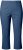 Ulla Popken Stretch Basic Bengaline Capri Pants Denim Blue - Traperice & Hlače u Velikim Veličinama – Plus Size - 