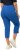 Ulla Popken Stretch Basic Bengaline Capri Pants Royal Blue - Traperice & Hlače u Velikim Veličinama – Plus Size - 