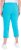 Ulla Popken Stretch Basic Bengaline Capri Pants Deep Aqua - Traperice & Hlače u Velikim Veličinama – Plus Size - 